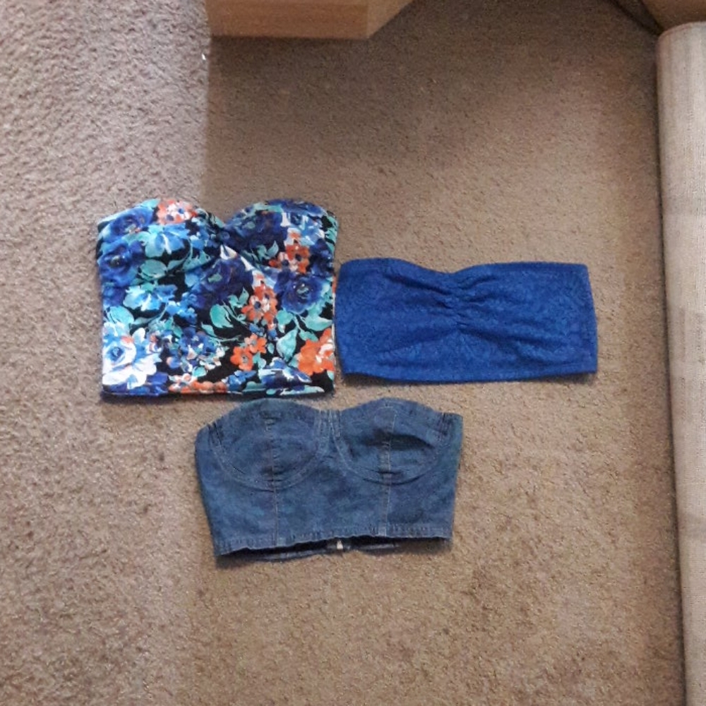 3 Strapless crop top bralette - Picture 5 of 6